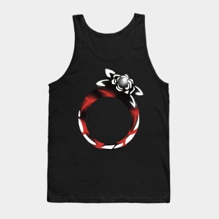 Rose Oriana Ring - The Eminence in Shadow Season 2 or Kage no Jitsuryokusha ni Naritakute 2nd Season Anime and Manga - Black and White Icons Vector - December Fall 2023 TEIS45 Tank Top